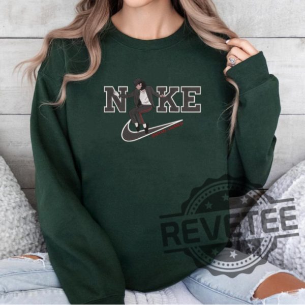 Michael Jackson Nike Embroidered Unisex Shirt Nike Michael Jackson Embroidered Shirt Hoodie Sweatshirt Unique revetee 2