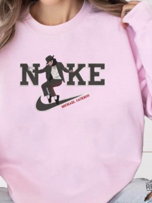 Michael Jackson Nike Embroidered Unisex Shirt Nike Michael Jackson Embroidered Shirt Hoodie Sweatshirt Unique revetee 6