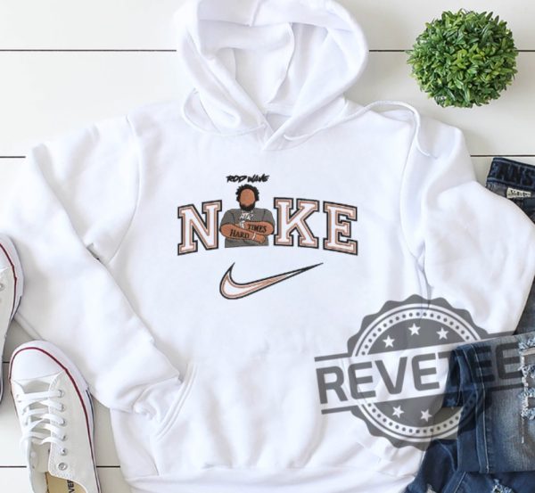 Rod Wave Nike Embroidered Shirt Hoodie Sweatshirt Rod Wave Nike Hard Times Embroidered Shirt New revetee 2