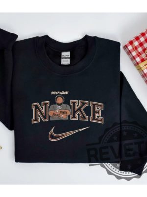 Rod Wave Nike Embroidered Shirt Hoodie Sweatshirt Rod Wave Nike Hard Times Embroidered Shirt New revetee 4