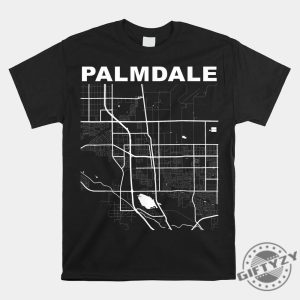 Humorous Palmdale Map Tee Wearable California Charm giftyzy 1 1