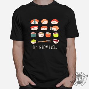 Kawaii Sushi Shirt Roll With Humor Unique Style giftyzy 1 2