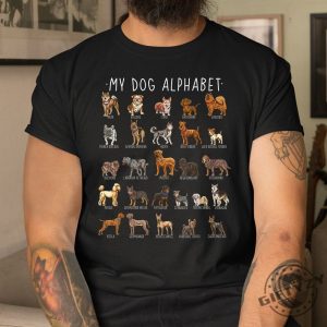 Az Dog Humor Shirt Unique Funny Canine Alphabet giftyzy 1 3