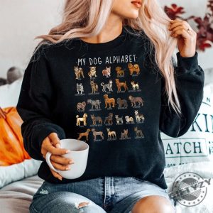 Az Dog Humor Shirt Unique Funny Canine Alphabet giftyzy 1 4