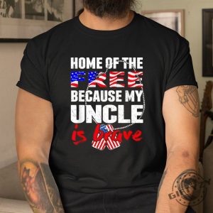 Proud Army Niecenephew Funny Brave Uncle Tee giftyzy 1 3