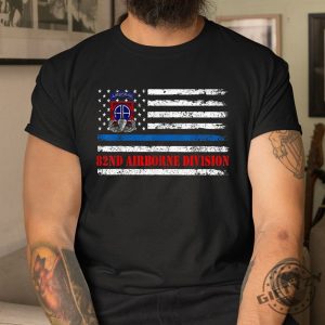 Jump Into Style Unique 82Nd Airborne Flag Tee giftyzy 1 3