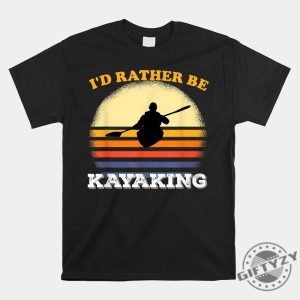 Paddle In Style Hilarious Kayak Retro Canoe Shirt giftyzy 1 1