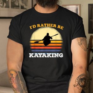 Paddle In Style Hilarious Kayak Retro Canoe Shirt giftyzy 1 3