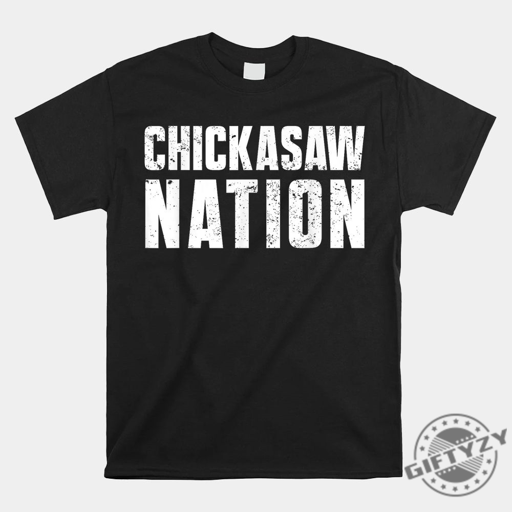 Chickasaw Chuckles Proud Native Tee With Tribal Flair