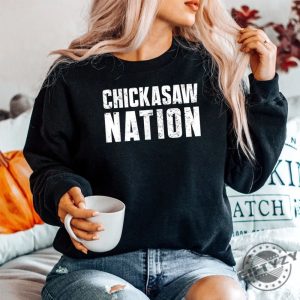 Chickasaw Chuckles Proud Native Tee With Tribal Flair giftyzy 1 4