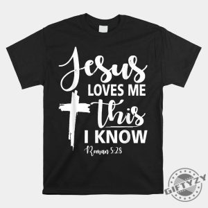 Funny Christian Shirt Jesus Loves Me Unique Gift giftyzy 1 1