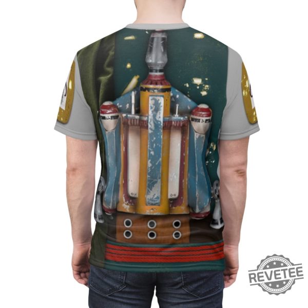 Darth Vader Boba Fett Shirt Star Wars Costume Star Wars Shirt The Mandalorian Armor Costume Star Wars Cosplay Mandalorian Tshirt revetee 4