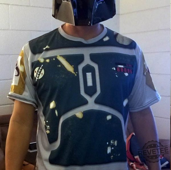 Darth Vader Boba Fett Shirt Star Wars Costume Star Wars Shirt The Mandalorian Armor Costume Star Wars Cosplay Mandalorian Tshirt revetee 6