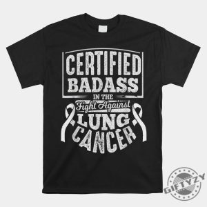 Funny Fierce Lung Cancer Awareness Shirt Stand Out giftyzy 1 1