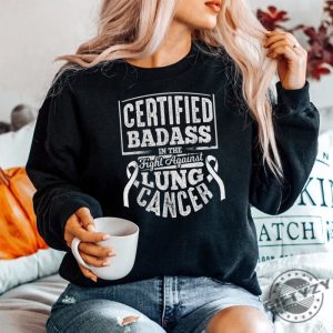 Funny Fierce Lung Cancer Awareness Shirt Stand Out giftyzy 1 9