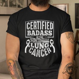 Funny Fierce Lung Cancer Awareness Shirt Stand Out giftyzy 1 12