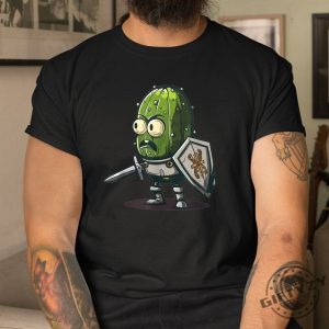 Pickle Knight Hilarious Cool Shirt For Funloving Heroes giftyzy 1 3