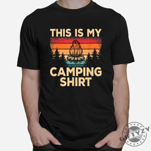 Funny Unique This Is My Camping Shirt For Adventurers giftyzy 1 2