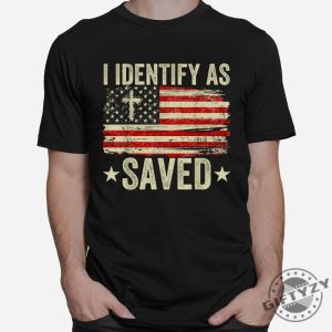 Funny Christian Baptism Shirt I Identify As Saved giftyzy 1 2