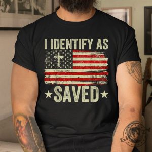 Funny Christian Baptism Shirt I Identify As Saved giftyzy 1 8