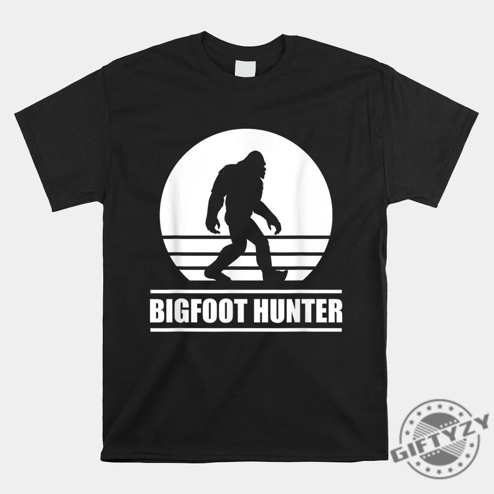 Funny Bigfoot Hunter Pajama Shirt For Sleepovers