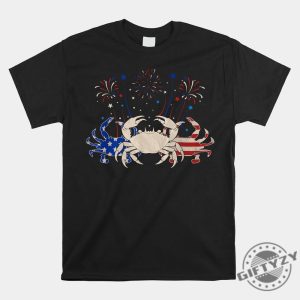 Crabtastic Patriotic Flag Tee Shell Out With Style giftyzy 1 6