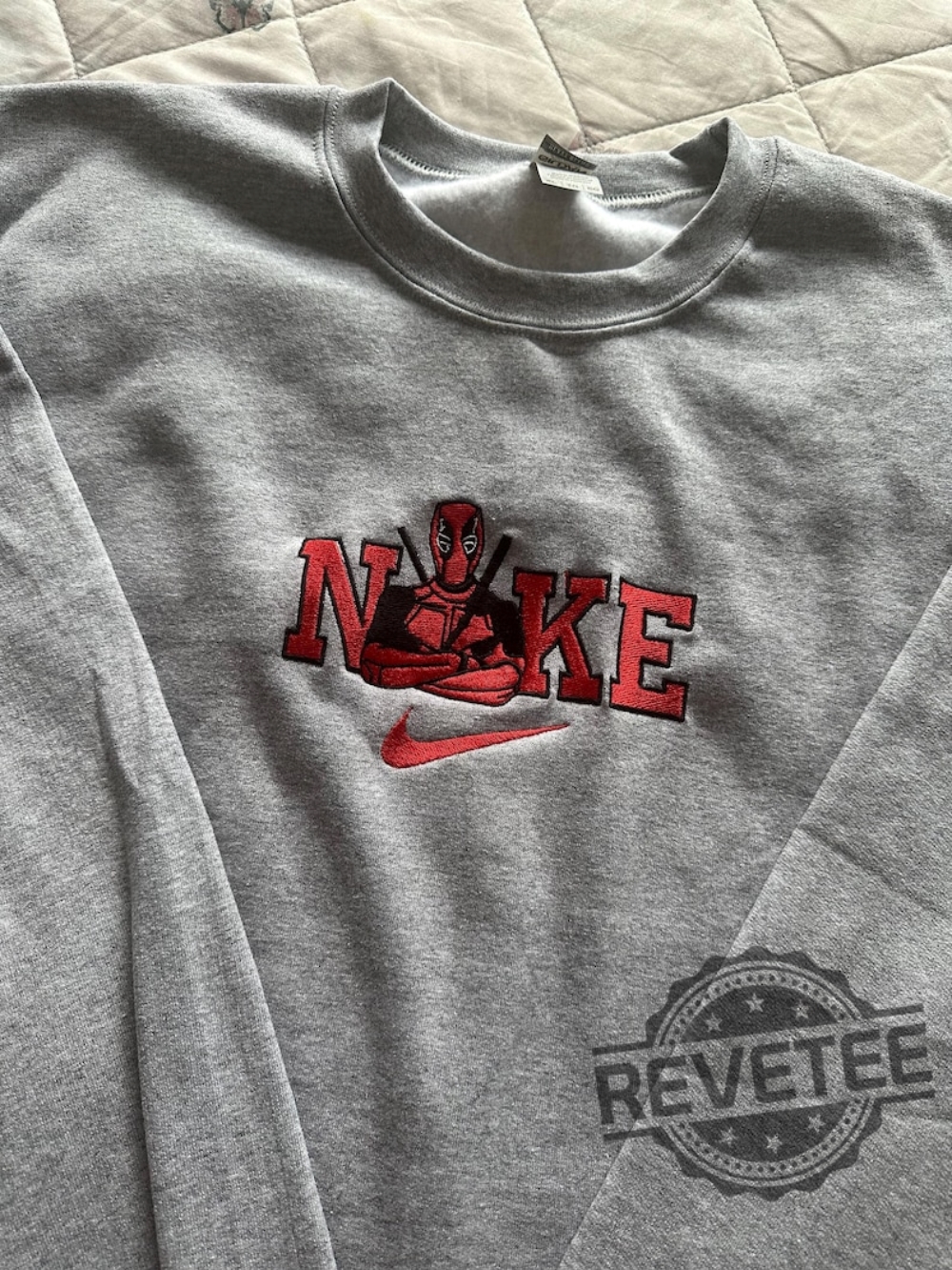 Marvel Deadpool Embroidered Sweatshirt Hoodie Shirt Unique