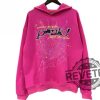 Pink Spider Hoodie Sweatshirt Shirt 3D All Over Printed Unique revetee 1