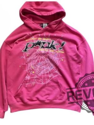 Pink Spider Hoodie Sweatshirt Shirt 3D All Over Printed Unique revetee 2