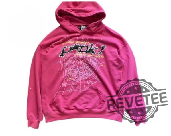 Pink Spider Hoodie Sweatshirt Shirt 3D All Over Printed Unique revetee 2