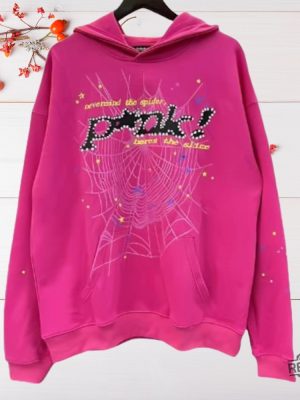 Pink Spider Hoodie Sweatshirt Shirt 3D All Over Printed Unique revetee 3