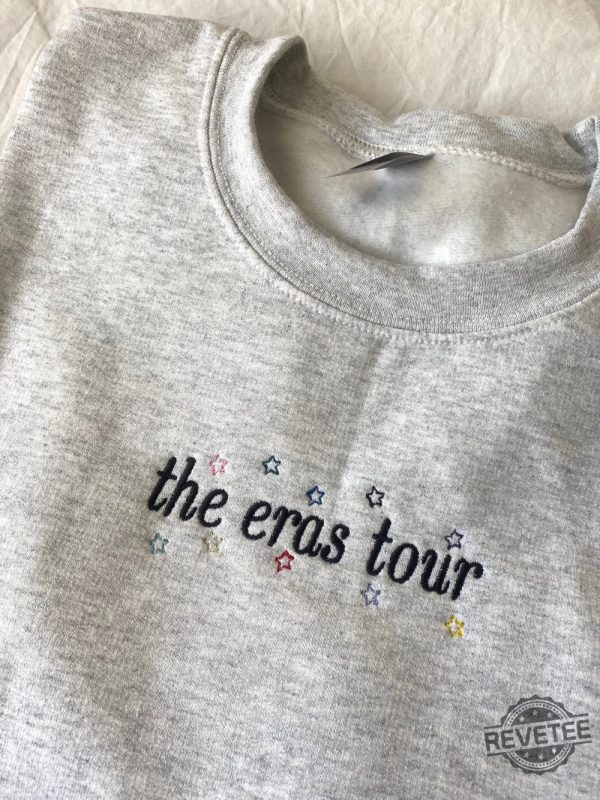 Taylor Swift The Eras Tour Embroidered Sweater Eras Tour Sweater Taylor Swift Eras Tour Embroidered Shirt Hoodie Sweatshirt Unique revetee 1