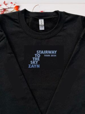 Zayn Malik Stairway To The Stars Tour Embroidered Sweatshirt Zayn Malik Embroidered Shirt Sweatshirt Hoodie Unique Zayn Malik Tour Shirt revetee 2