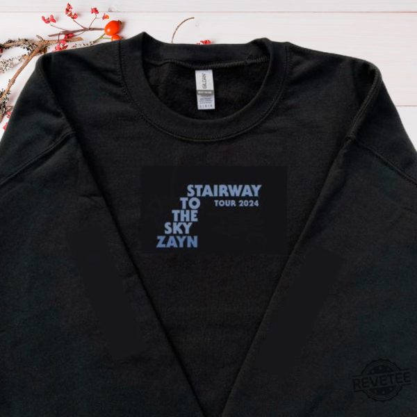 Zayn Malik Stairway To The Stars Tour Embroidered Sweatshirt Zayn Malik Embroidered Shirt Sweatshirt Hoodie Unique Zayn Malik Tour Shirt revetee 2