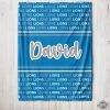 Detroit Lions Blanket Detroit Lions Game Day Ready Team Blanket Gift Detroit Lions Fan Football Season Gift Custom Detroit Lions Blanket revetee 1