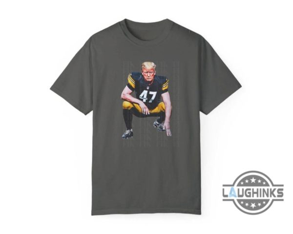 pittsburgh steelers trump shirt vintage donald trump football shirt 2024