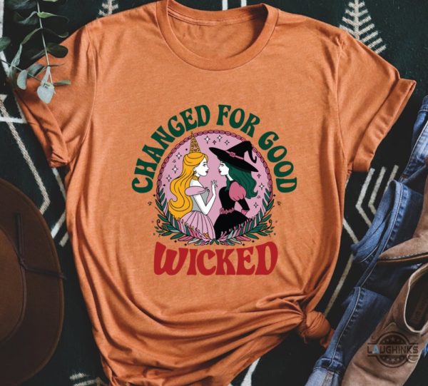 changed for good wicked shirt wizard of oz graphic tee