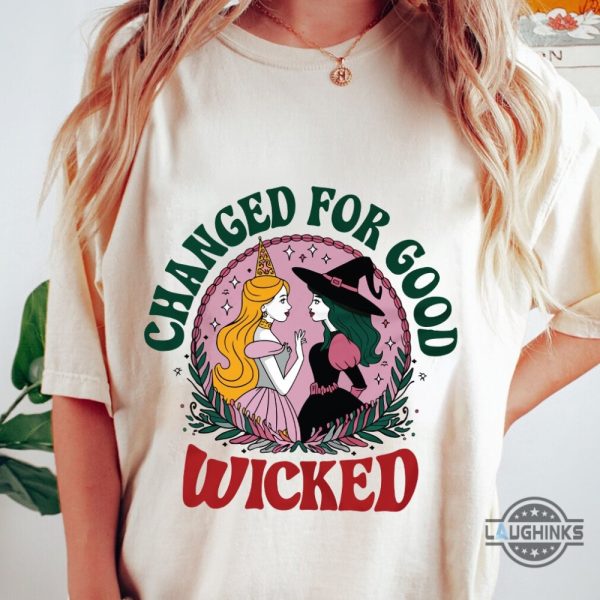 changed for good wicked shirt wizard of oz graphic tee