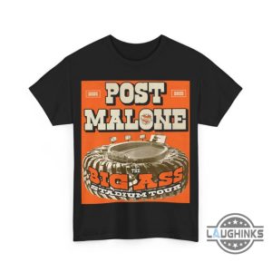 post malone big ass stadium tour concert shirt