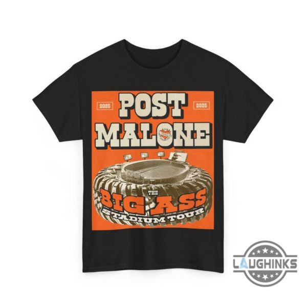 post malone big ass stadium tour concert shirt