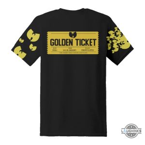 wu tang clan golden ticket shirt nike dunk willy wonka reprinted