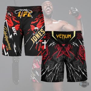 wwe jon jones ufc venum inspired hawaiian shorts