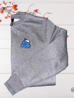 Peanuts Puffer Jacket Snoopy Embroidered Shirt Hoodie Sweatshirt Snoopy Christmas Gift For Snoopy Lovers revetee 5