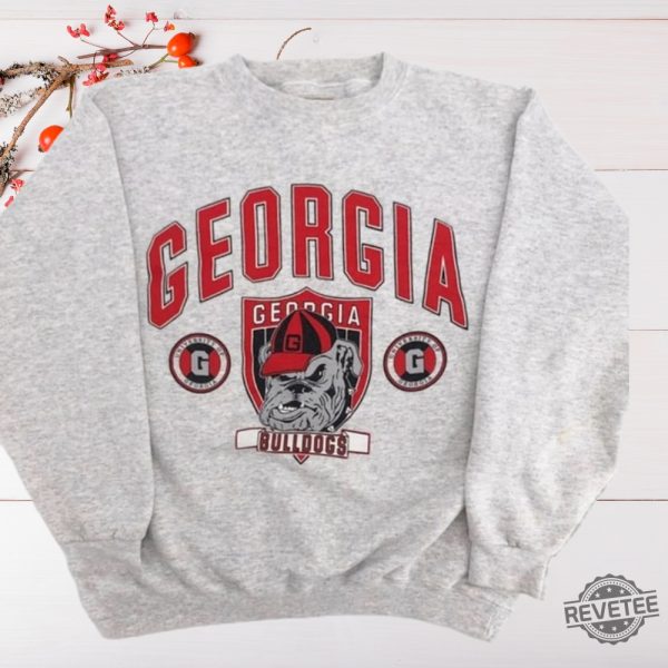 Vintage Georgia Bulldog University Of Georgia Sweatshirt Shirt Hoodie Retro University Of Georgia Shirt Gift For Georgia Bulldog Fan Unique revetee 2