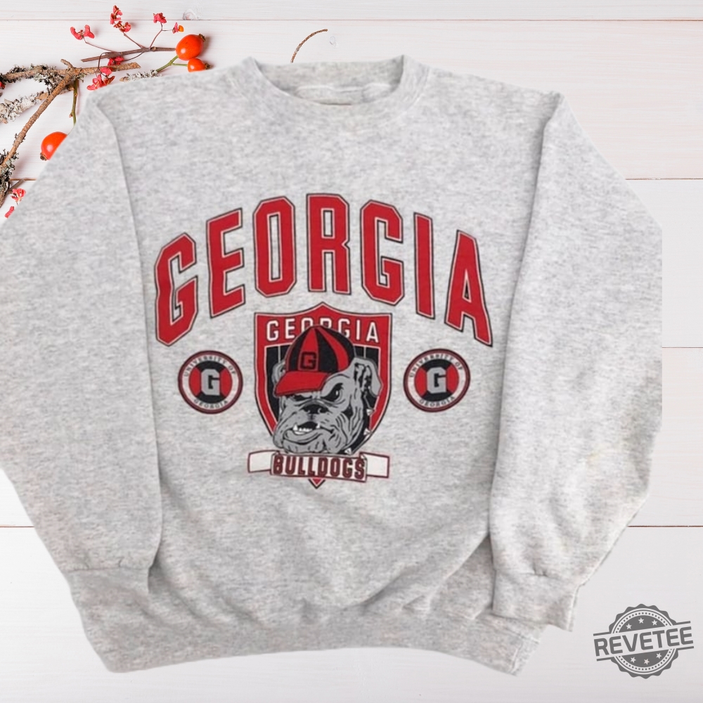 Vintage Georgia Bulldog University Of Georgia Sweatshirt Shirt Hoodie Retro University Of Georgia Shirt Gift For Georgia Bulldog Fan Unique revetee 2