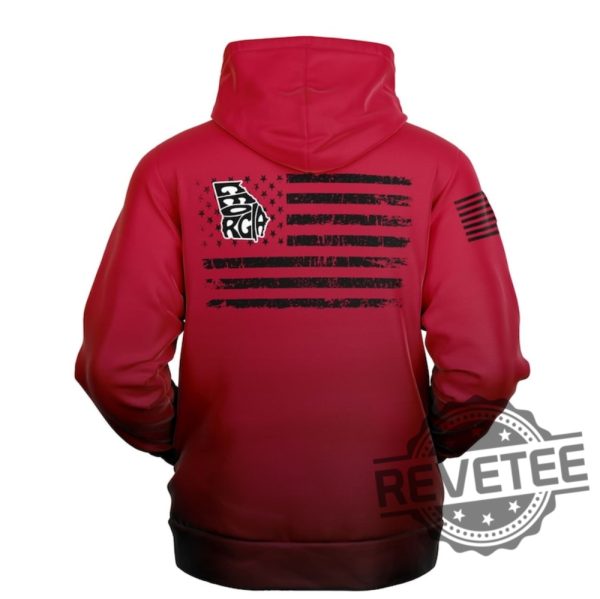 Georgia Bulldog America Flag Hoodie T Shirt Sweatshirt Retro Georgia Bulldog Football Sweater Bulldog Georgia Football 3D All Over Printed Shirt revetee 1