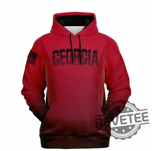 Georgia Bulldog America Flag Hoodie T Shirt Sweatshirt Retro Georgia Bulldog Football Sweater Bulldog Georgia Football 3D All Over Printed Shirt revetee 2