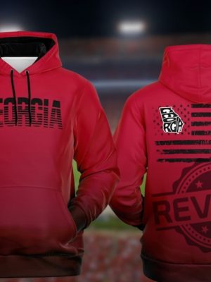 Georgia Bulldog America Flag Hoodie T Shirt Sweatshirt Retro Georgia Bulldog Football Sweater Bulldog Georgia Football 3D All Over Printed Shirt revetee 3