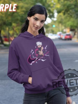 Nike Jujutsu Kaisen Hoodie Shirt Sweatshirt Gojo Satoru Shirt Nike Jujutsu Kaisen Sweatshirt Shirts Gift For Jujutsu Kaisen Fan Unique revetee 2