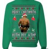 Funny Merry Chrithmith Kith My Ath Mike Tyson Butt Shirt Hoodie Sweatshirt Kiss My Ass Mike Tyson Shirt Gift For Men Women Funny Ugly Christmas revetee 1